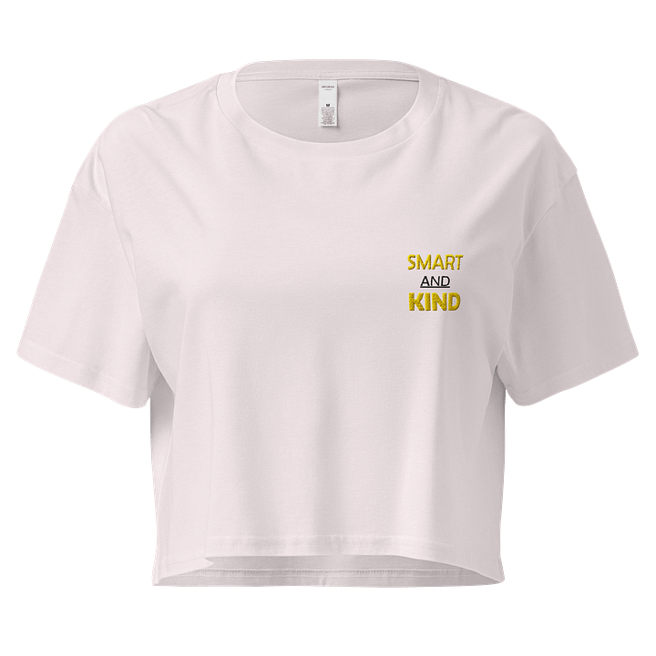 SMART & KIND (EMBROIDERED) Crop Top product image (9)