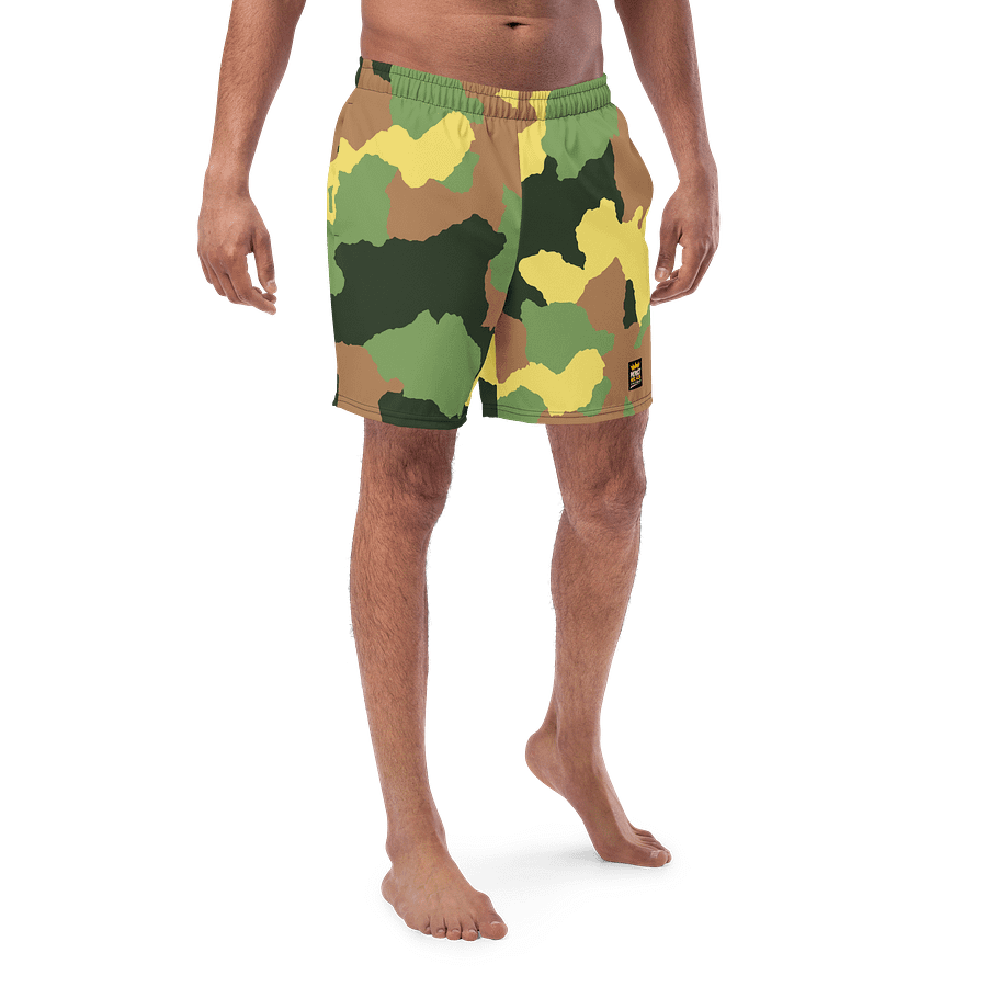 Ocean Vibes All-Over Swim Shorts Patriot Nedo Boss product image (1)