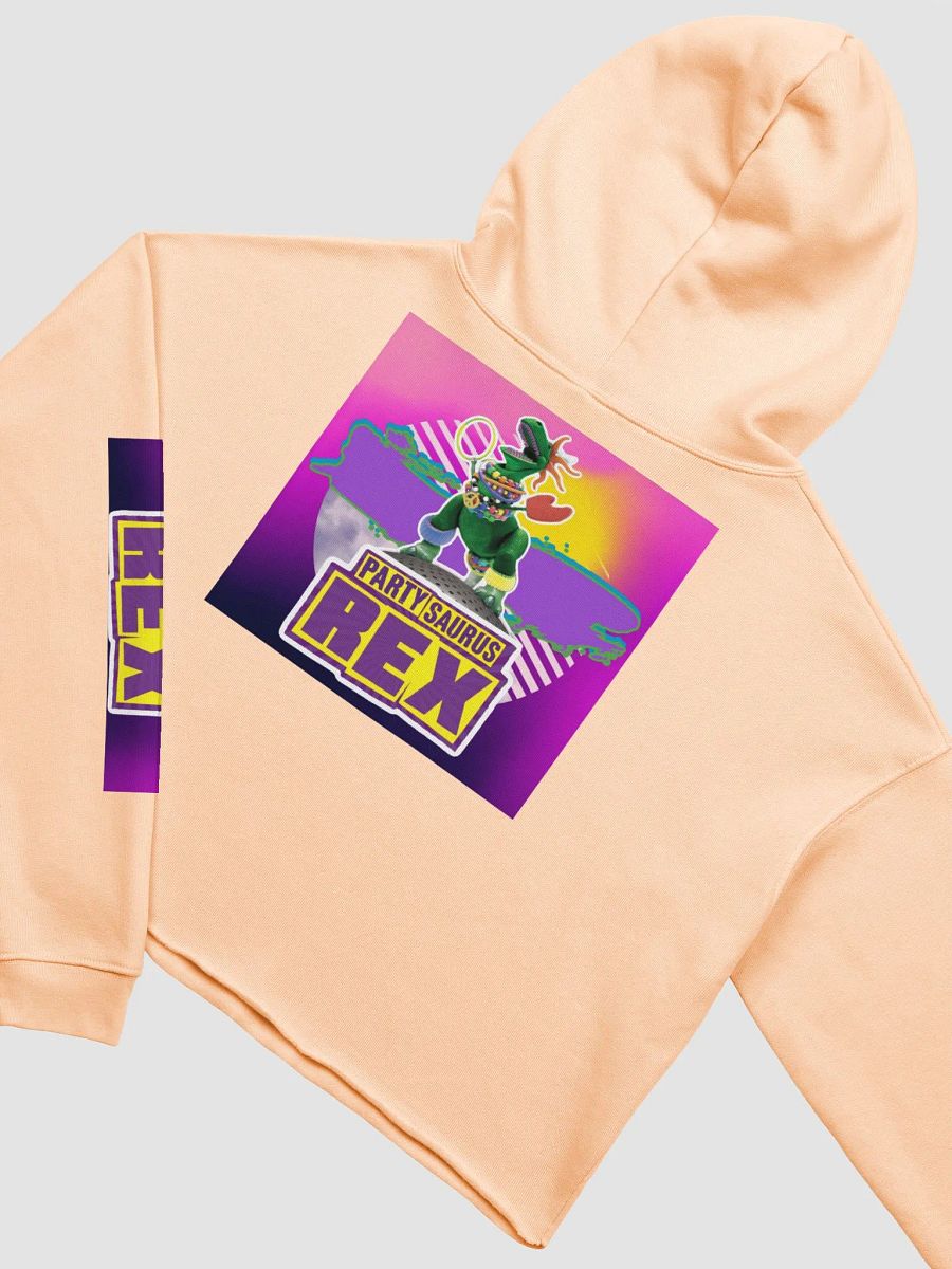 Partysaurus Rex Crop Top Hoodie product image (4)