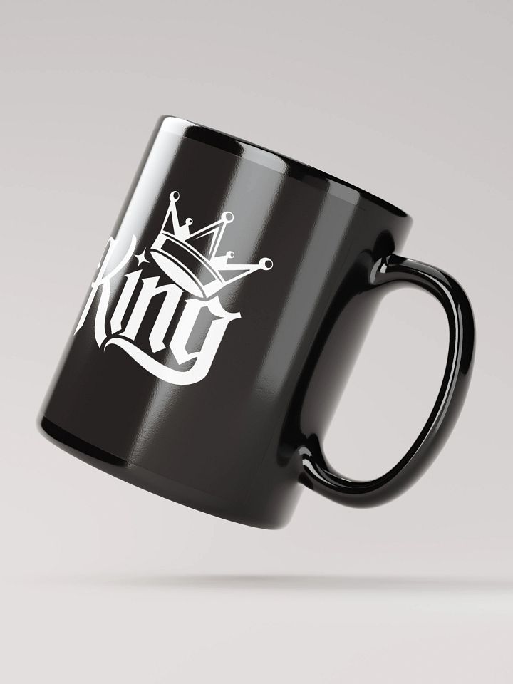 Royal Crown Black Glossy Mug product image (2)