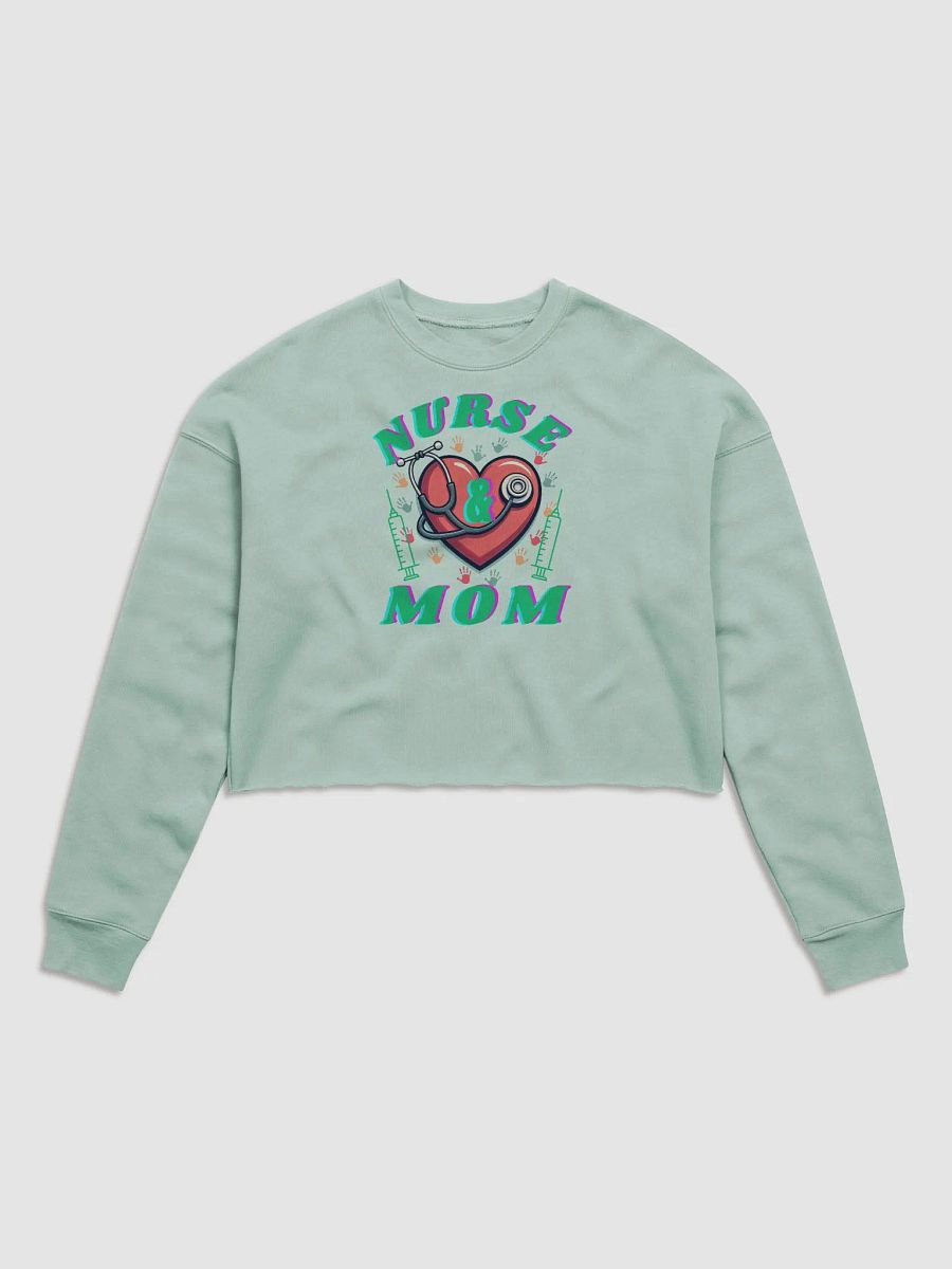 Heartfelt Nurse & Mom Crop Sweatshirt product image (13)