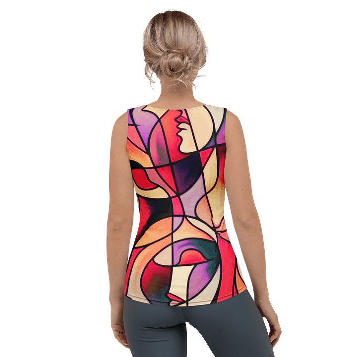 Womеns Faces Tank Top product image (2)