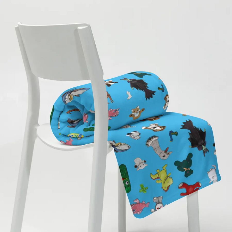 Blue KidTime StoryTime Family Blanket product image (8)