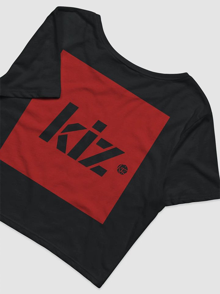 KIZ SAIDA - PREMIUM - CROP TEE - BLACK / RED product image (2)