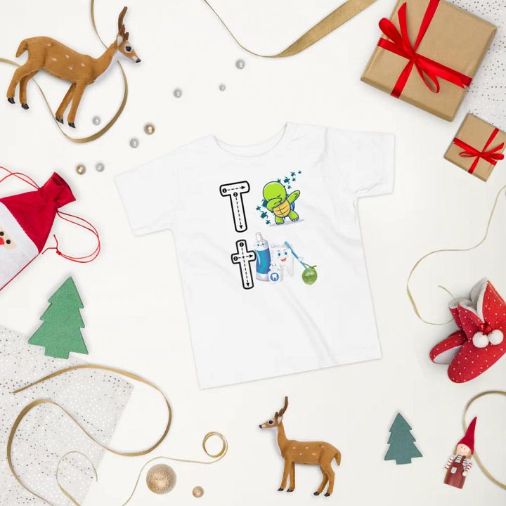 JoBeth Design White 🐢 Tt Toddler T-Shirt 👚 product image (2)
