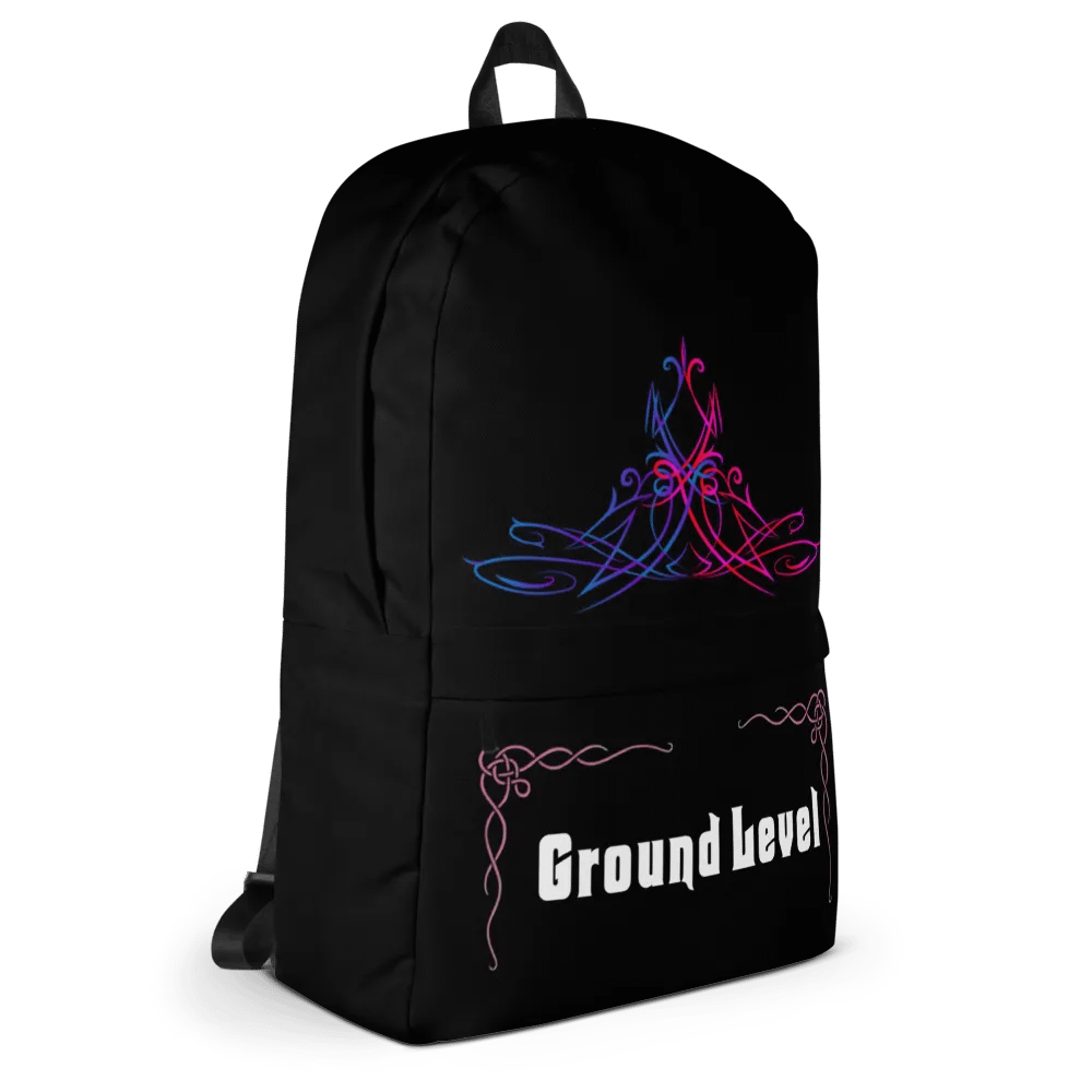 Blk & Pnk Back Pack with Pocket product image (11)