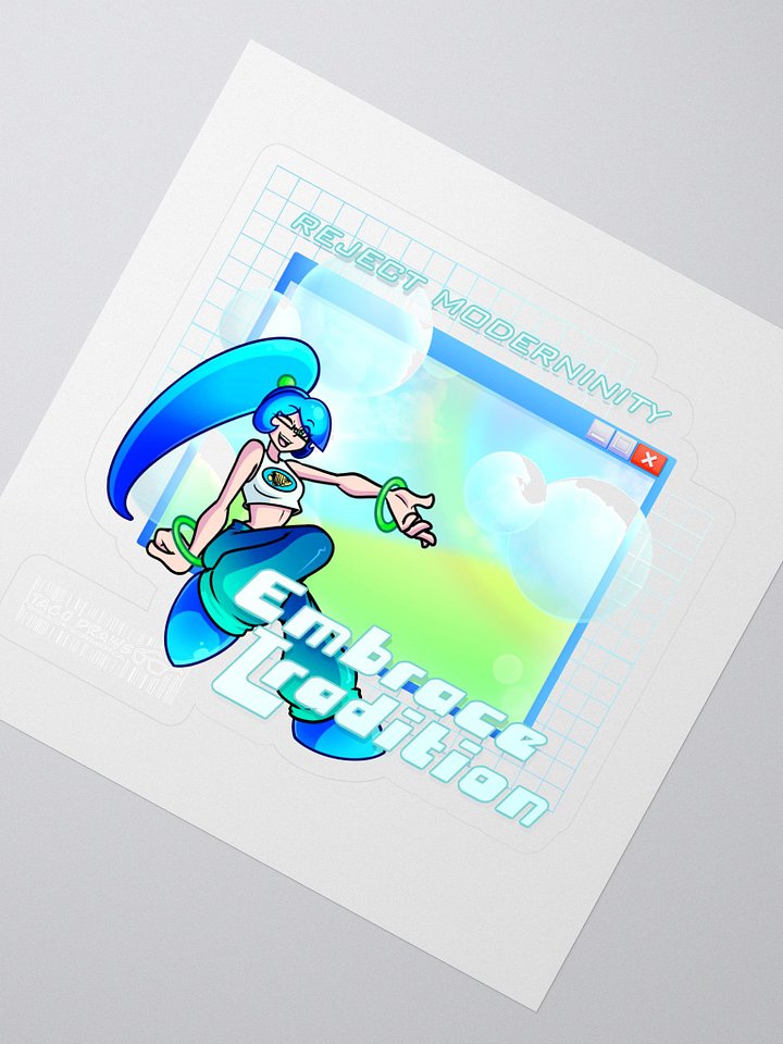 Embrace Frutiger Aero Sticker product image (2)