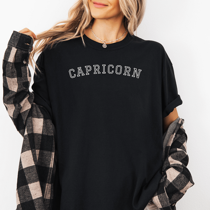 Capricorn Zodiac Comfort Colors Shirt product image (1)