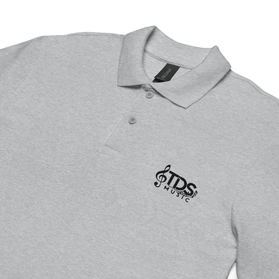 TDS Music Unisex Pique Polo Shirt in White, Navy, Gray, and Black (S-4XL) product image (3)