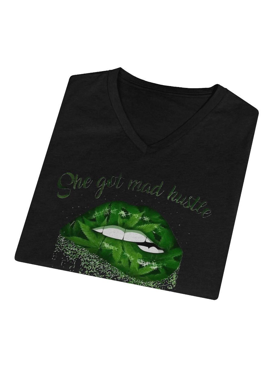 “She’s Got Mad Hustle” Women's Relaxed V-Neck T-Shirt product image (26)