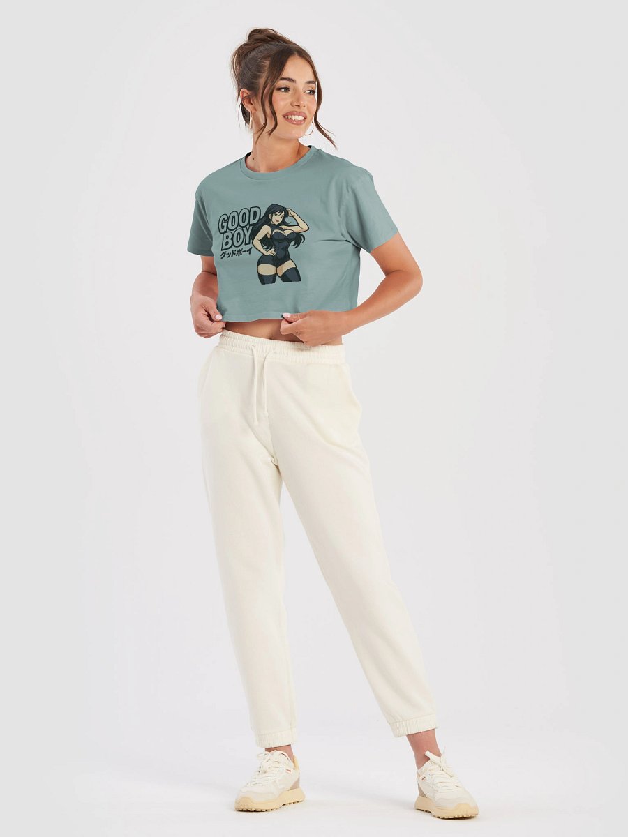 GOOD BOY Women's Illustrated Crop Top product image (34)