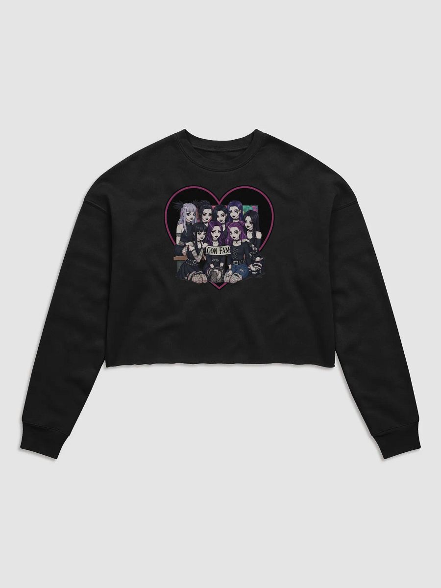Womens Long Sleeve Fleece Crop Top product image (3)