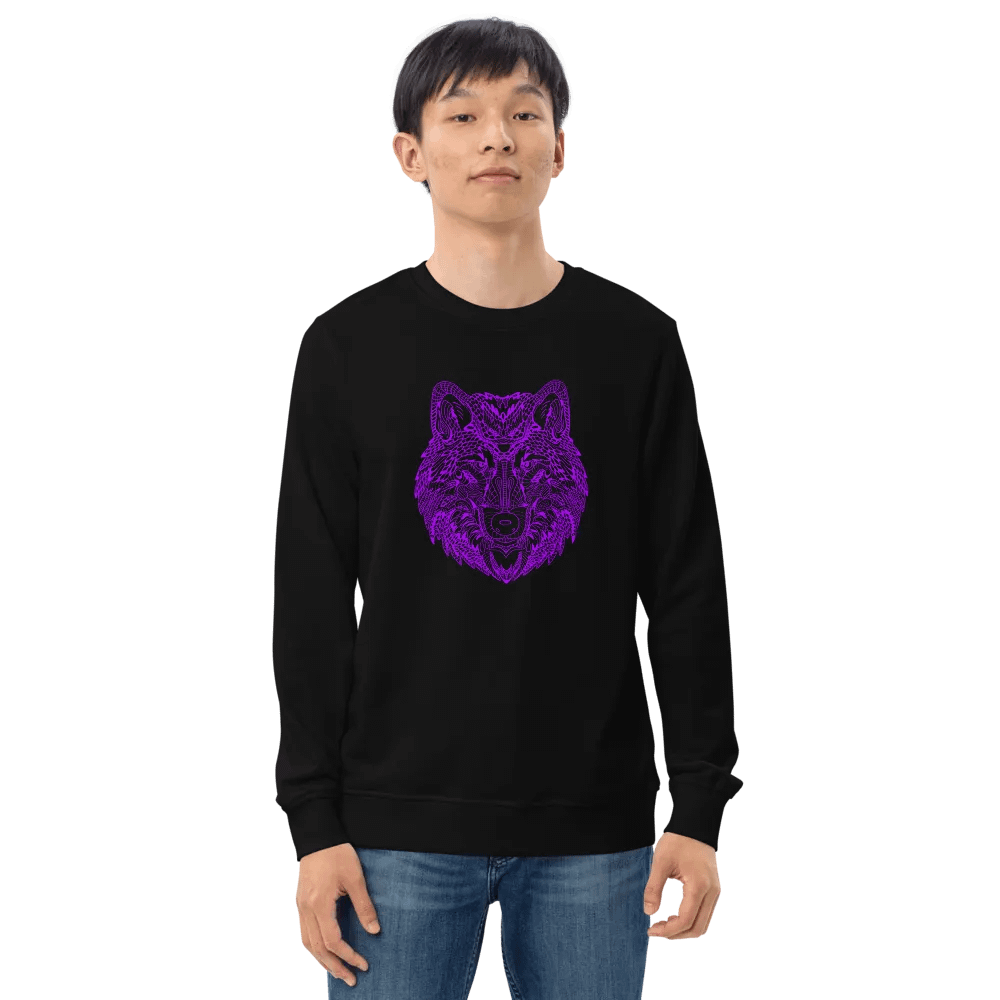 Magenta Wolf Symmetry Sweatshirt product image (9)