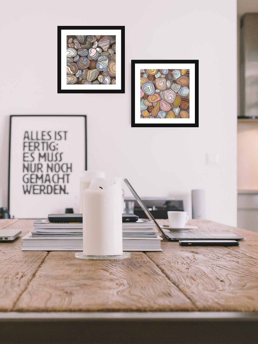 Organic Layers Matte Poster - Stones No. 3 product image (21)