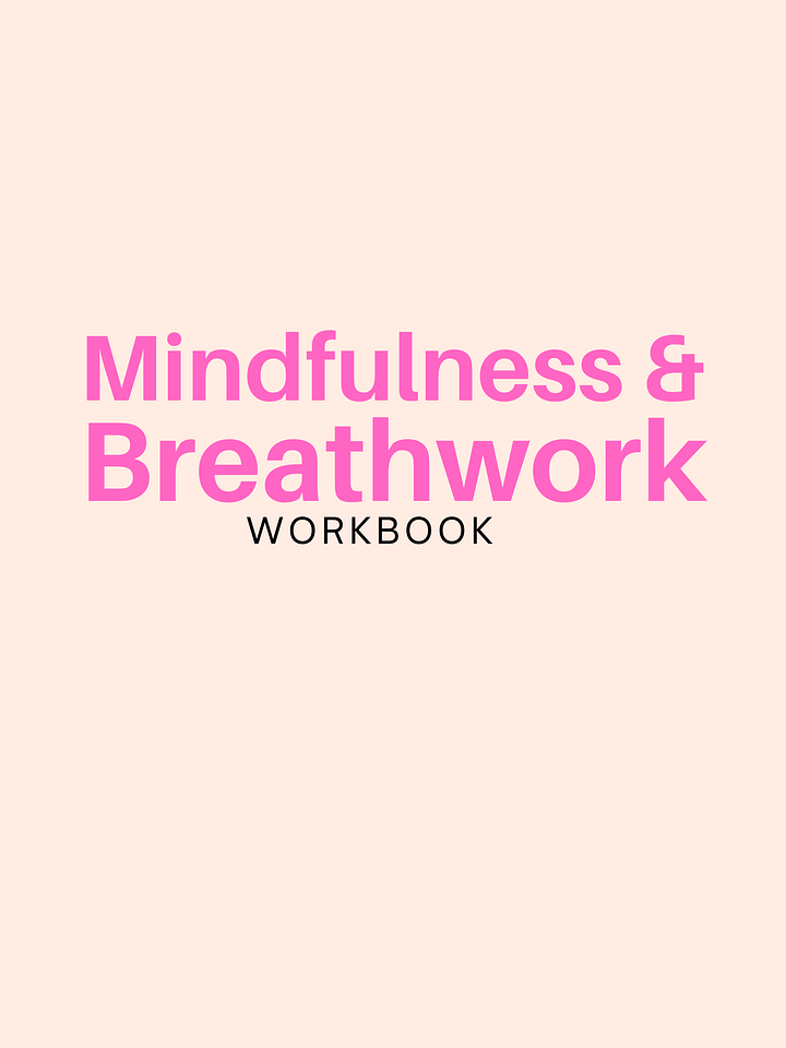 Mindfulness & Breathwork Workbook product image (1)