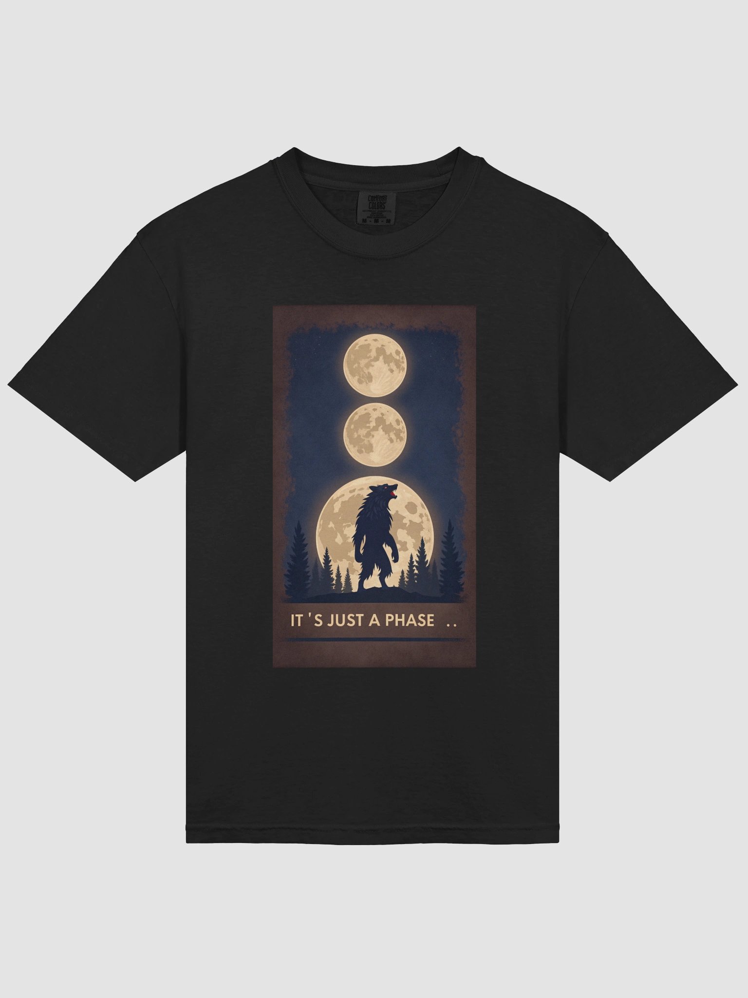 It's Just a Phase Werewolf Moon T-Shirt product image (42)