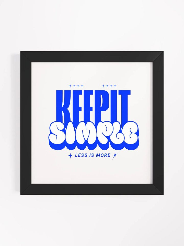 Framed High-Quality Matte Poster (in) product image (2)