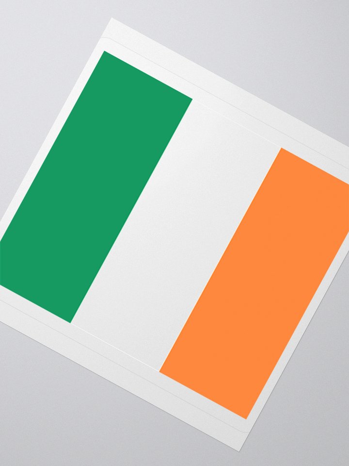 Ireland Flag Sticker | Green White Orange Design | Durable Vinyl | 3 Sizes product image (4)
