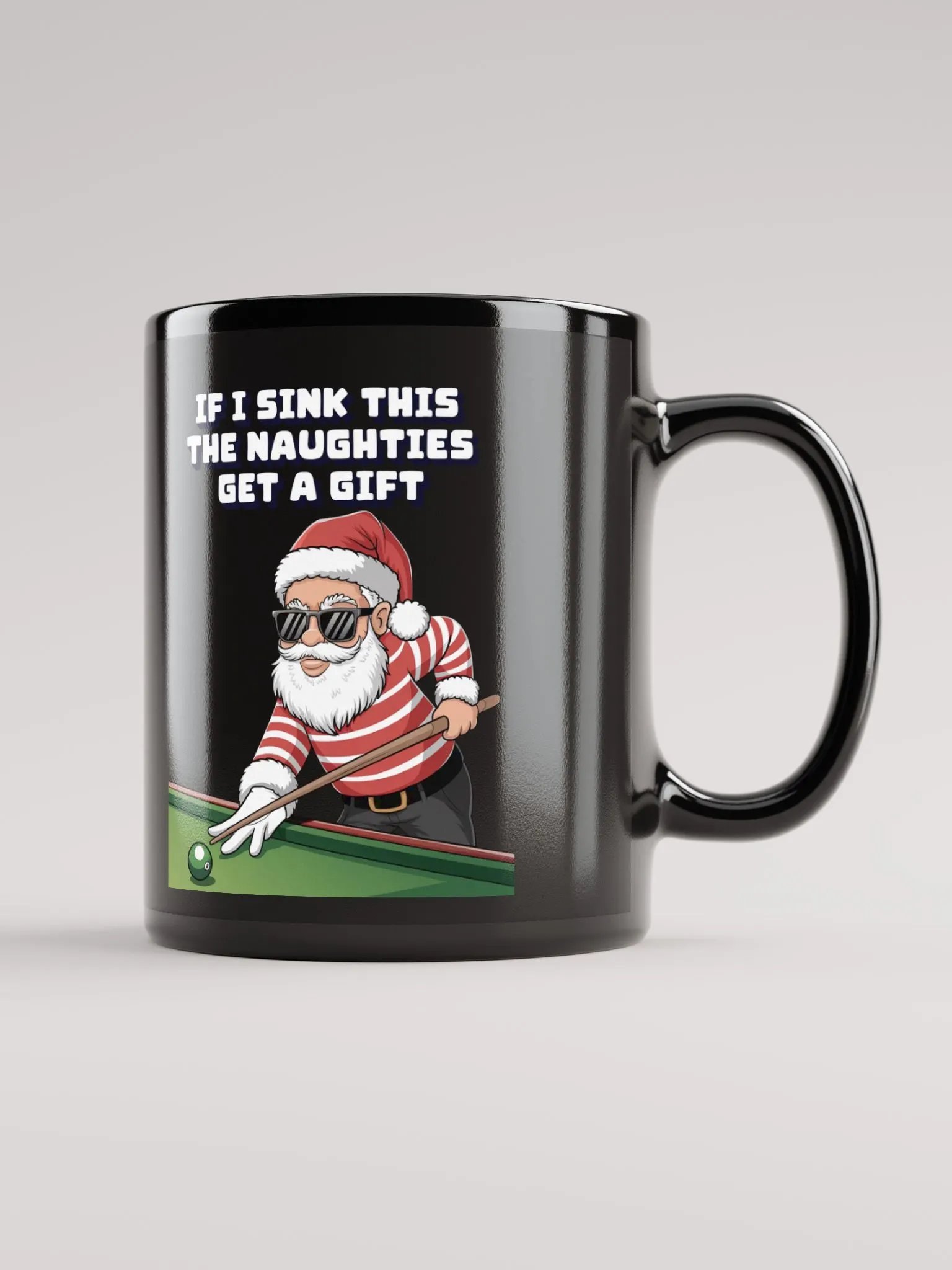 If I Sink This The Naughties Get A Gift - Black Mug product image (2)