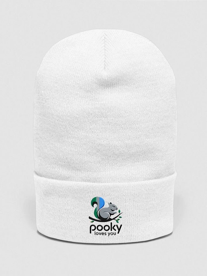 Pooky Loves You Colorful Tail Cuffed Beanie product image (1)