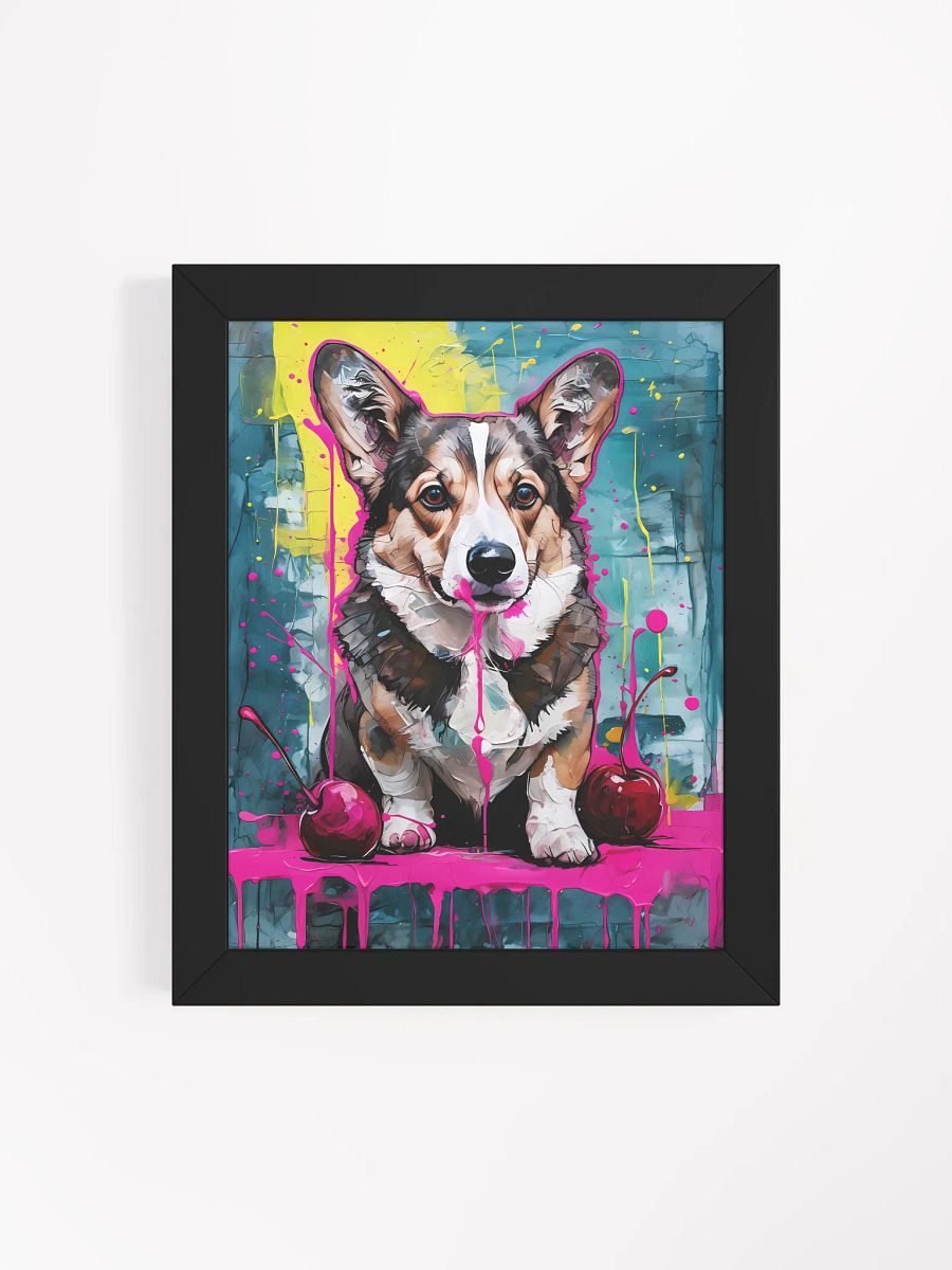 Cherry Corgi Framed Art Poster product image (5)