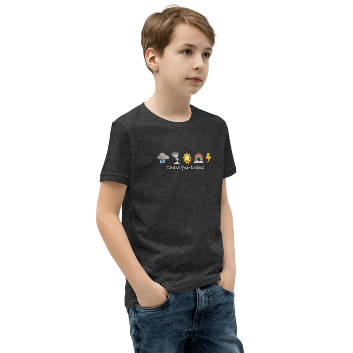 "Chase Your Dreams" - Youth T-Shirt Light Text Mode product image (10)