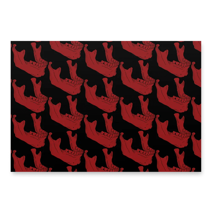 Skulls wrapping paper product image (2)