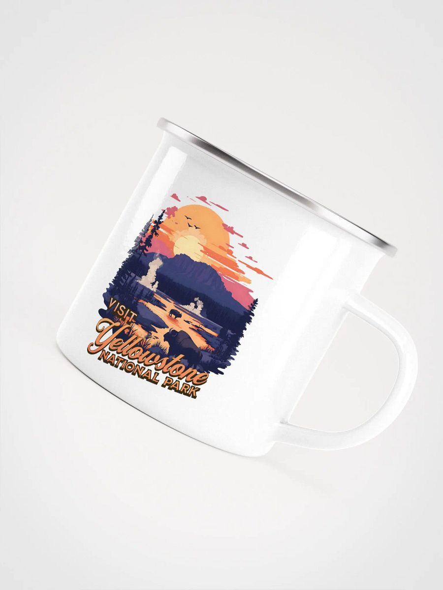 Vintage Yellowstone Enamel Mug product image (2)