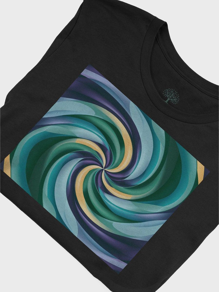 Graphic Grove Unisex Abstract Spiral T-Shirt - Vibrant Art on Supersoft Cotton product image (7)