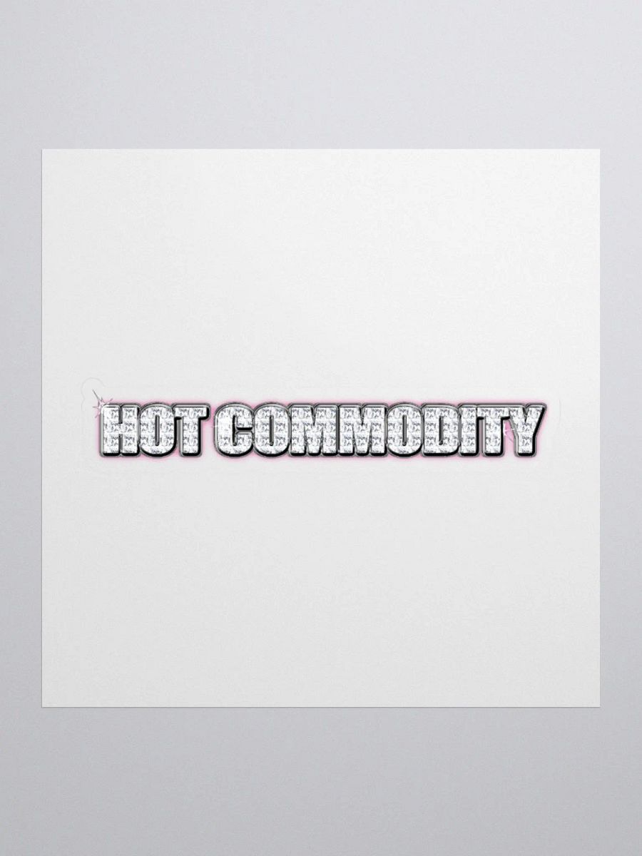 Hot Commodity Sticker (White) product image (4)