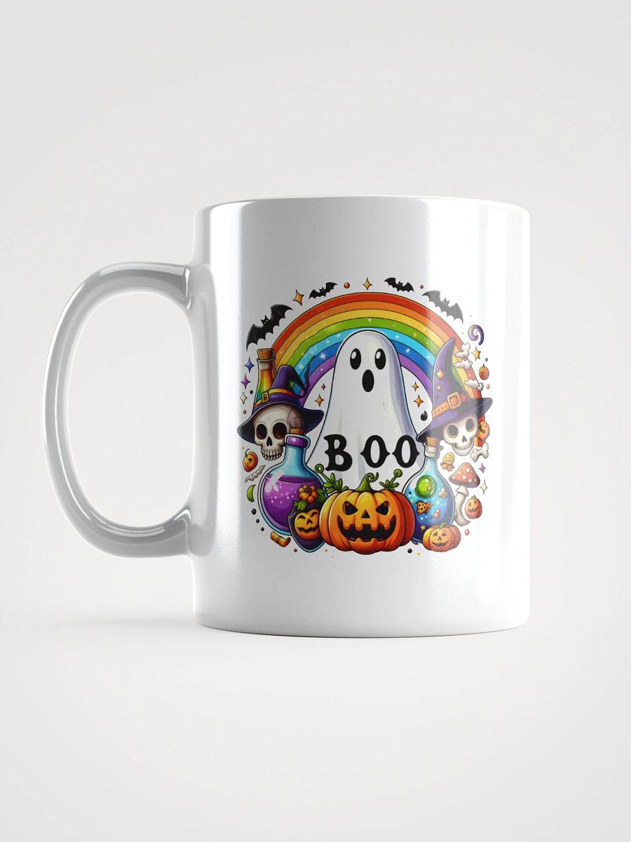 Rainbow Boo Ghost Halloween Coffee Mug product image (17)