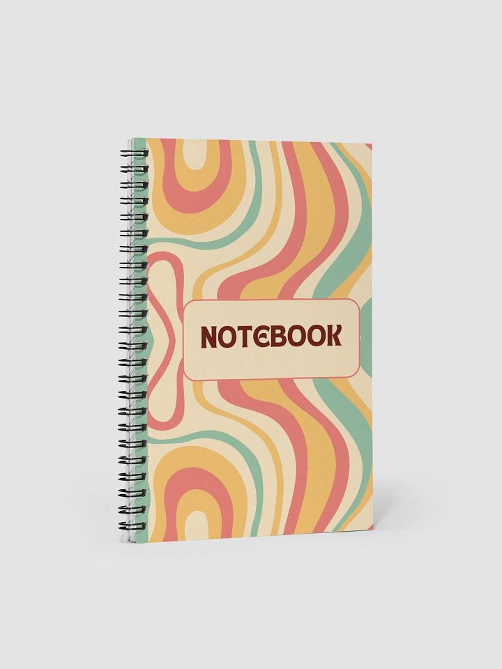 Psychedelic Swirls Spiral Notebook product image (1)