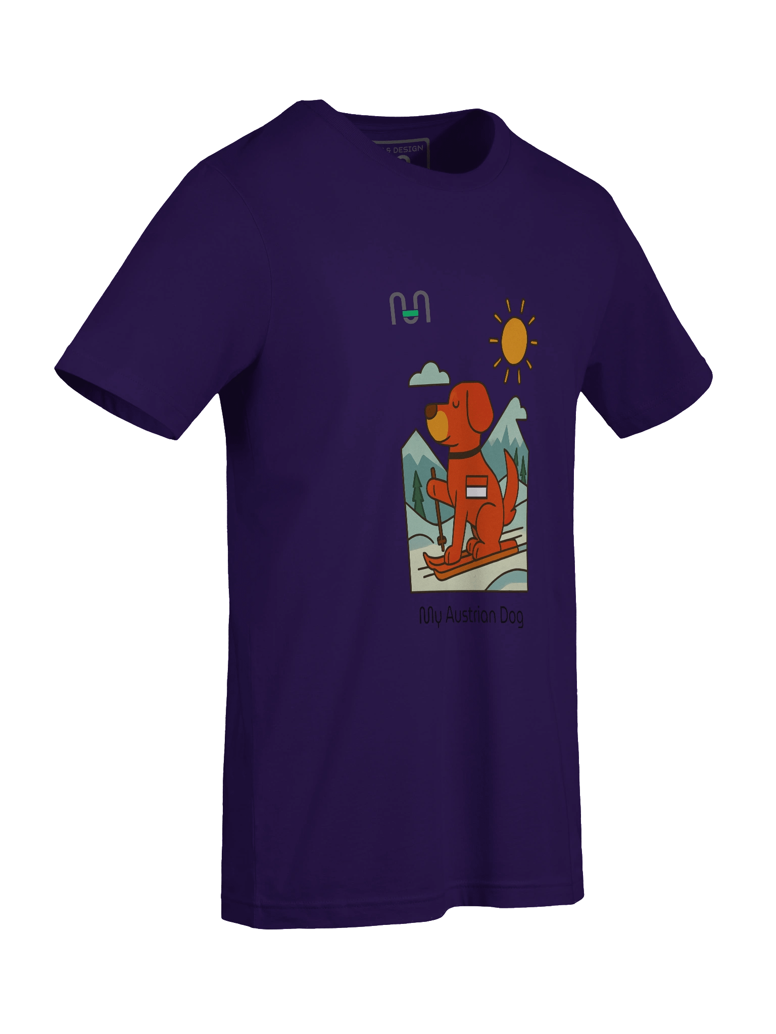 Alpine Pup – Austrian Ski Adventure Tee – M Style - M-Art & Design product image (76)