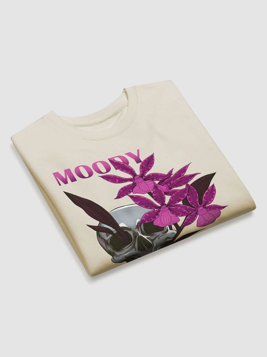 Moody Orchid Skull and Magenta Floral Sweatshirt product image (31)