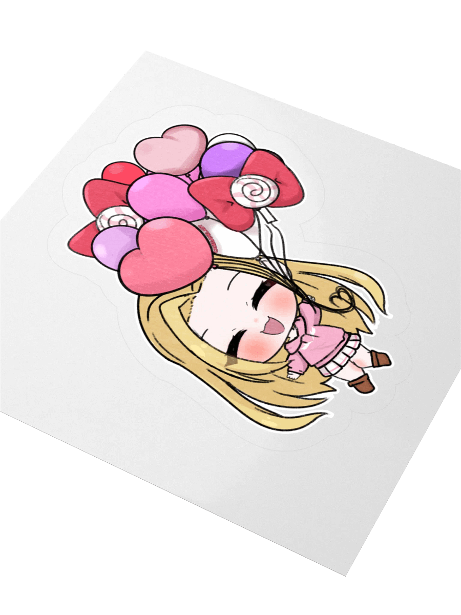 Balloon Kiss Cut Stickers product image (8)