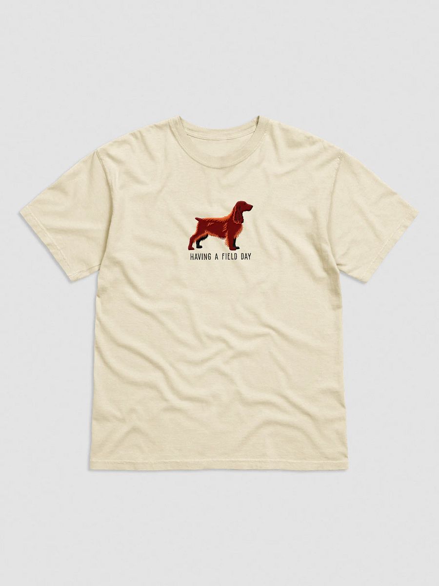 Having a Field Day T-Shirt(Embroidered) of a Field Spaniel(Liver) product image (41)