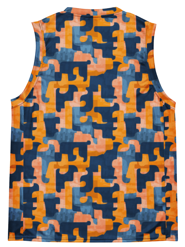 Flowing Shapes | Recycled Unisex Basketball Jersey product image (5)