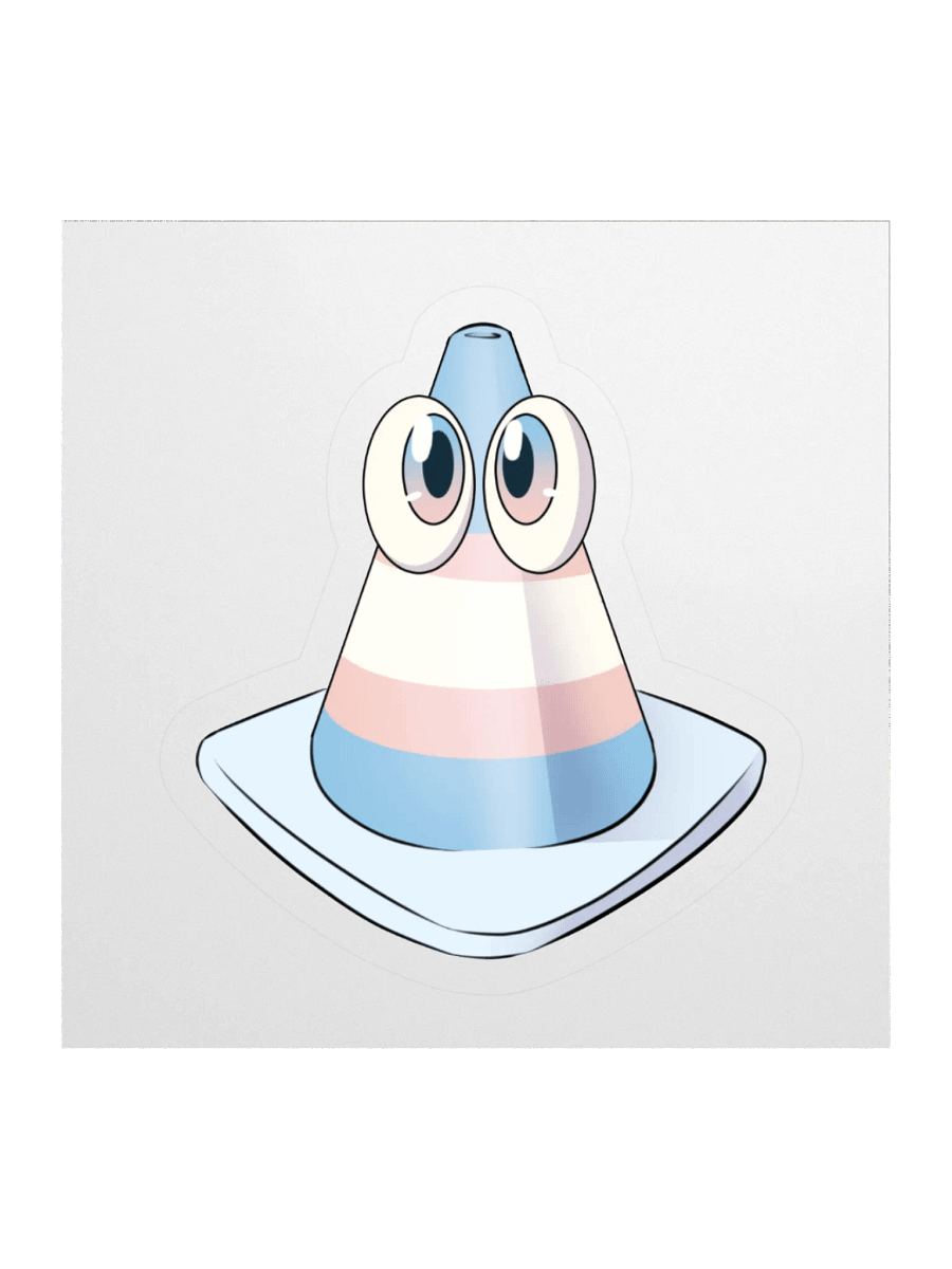 Pride Cone Sticker - Trans product image (3)