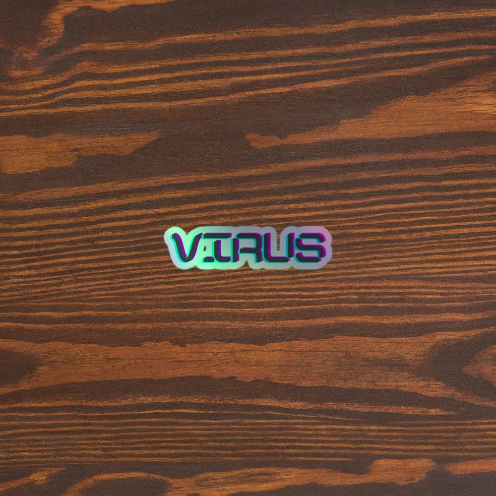 Virus Holographic Sticker product image (5)