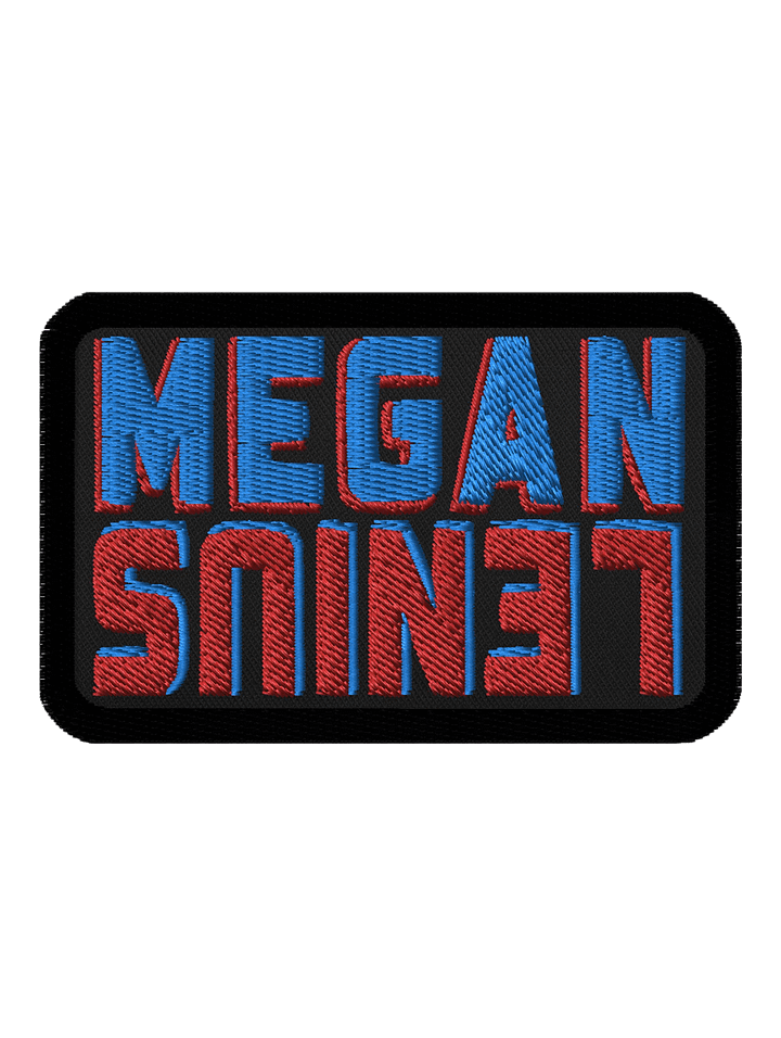 Megan Lenius Embroidered Patch in Black product image (1)