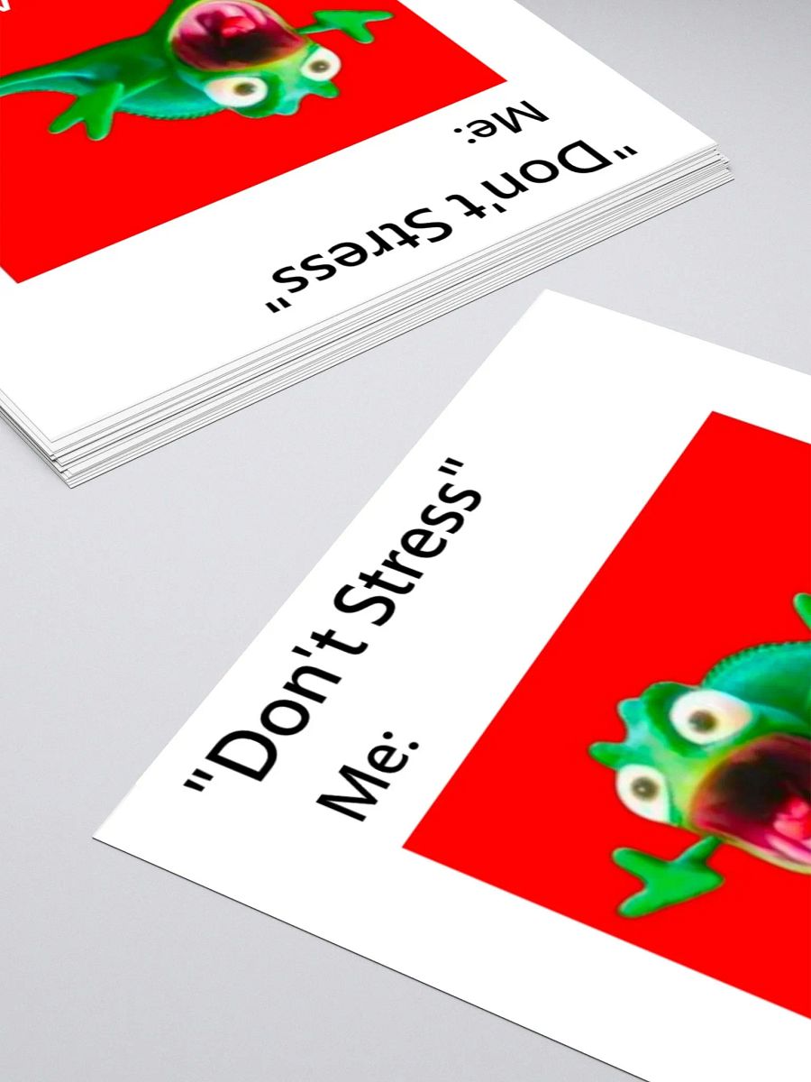 "Don't Stress" Sticker product image (4)