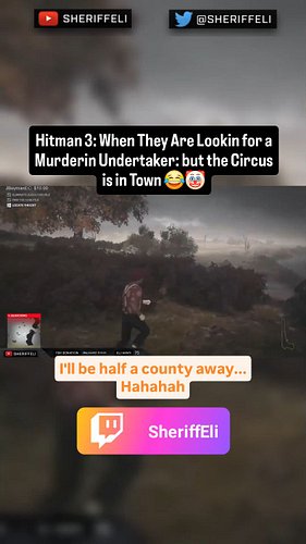 Hitman 3 - When The Guards Are Lookin For An Assassin; But They Ain't Lookin For a CLOWN 🤡 - #gaming #comedy #funny #sheriffe...