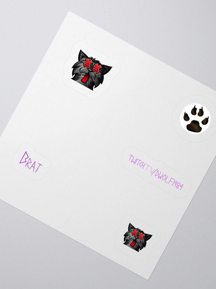 wolf Fun Kiss Cut Sticker Pack product image (5)