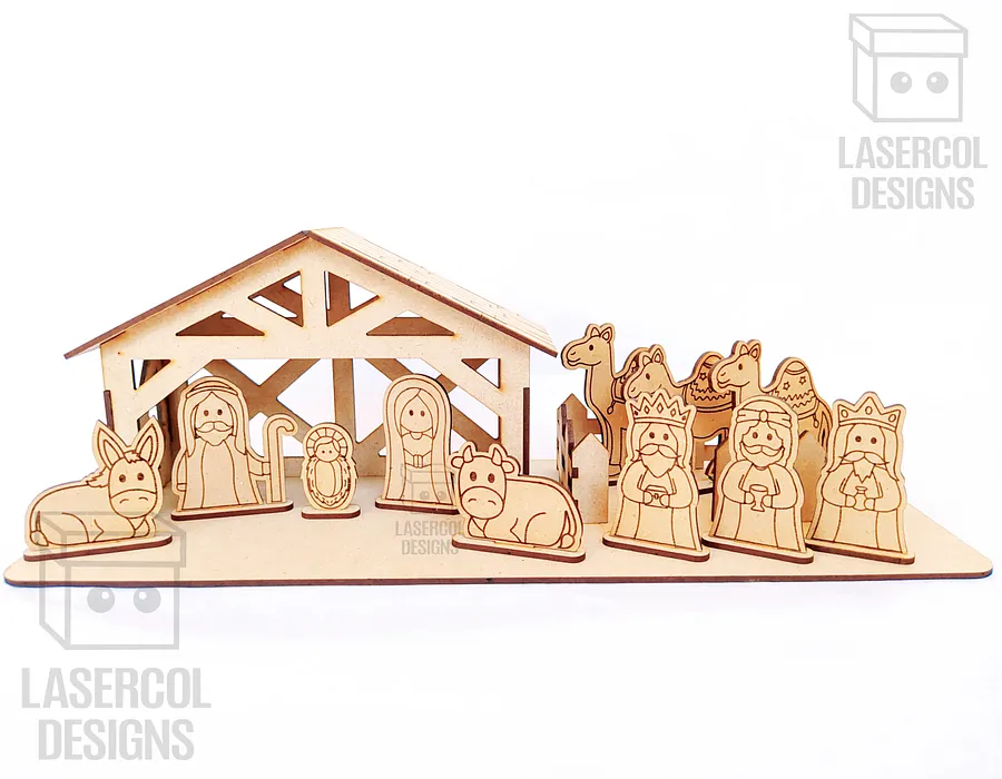 Nativity Scene - Christmas Gift - Laser Cut Files product image (6)