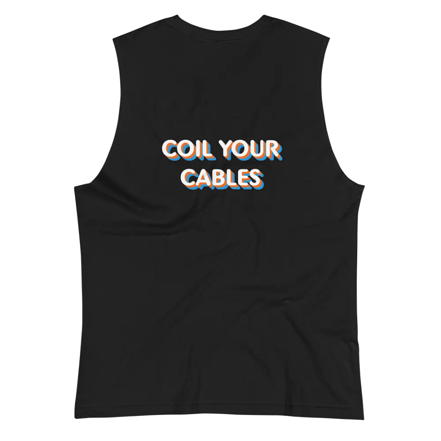 Coil Your Cables/Marble Guitar Pick Muscle Tank product image (5)