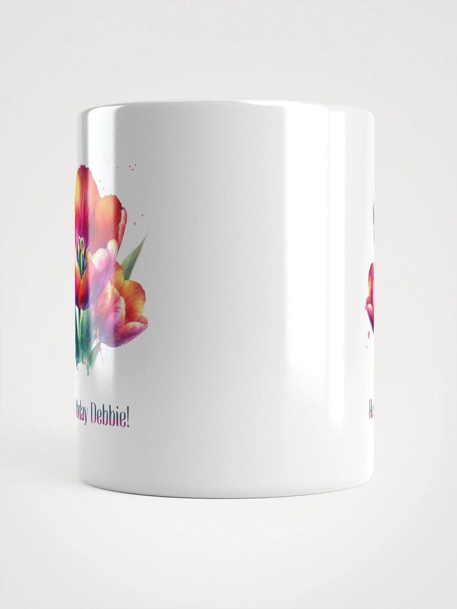 Happy Birthday Debbie White Glossy Mug product image (5)