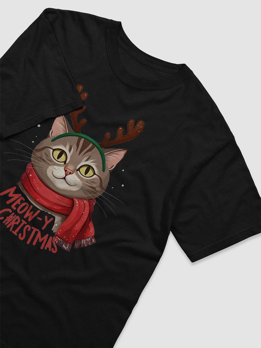 Meow-y Christmas Cat T-Shirt product image (5)