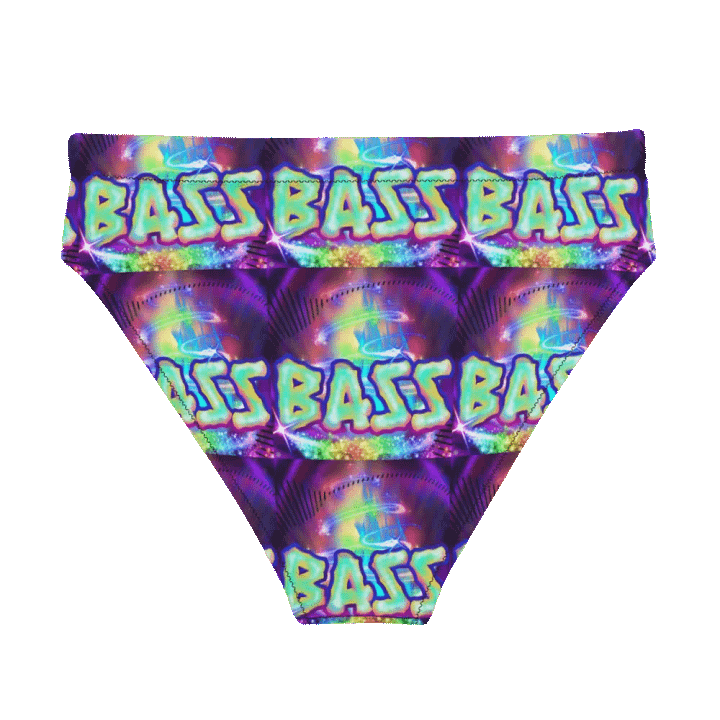 Hyper Bass Recycled High Waisted Bikini Bottom product image (2)
