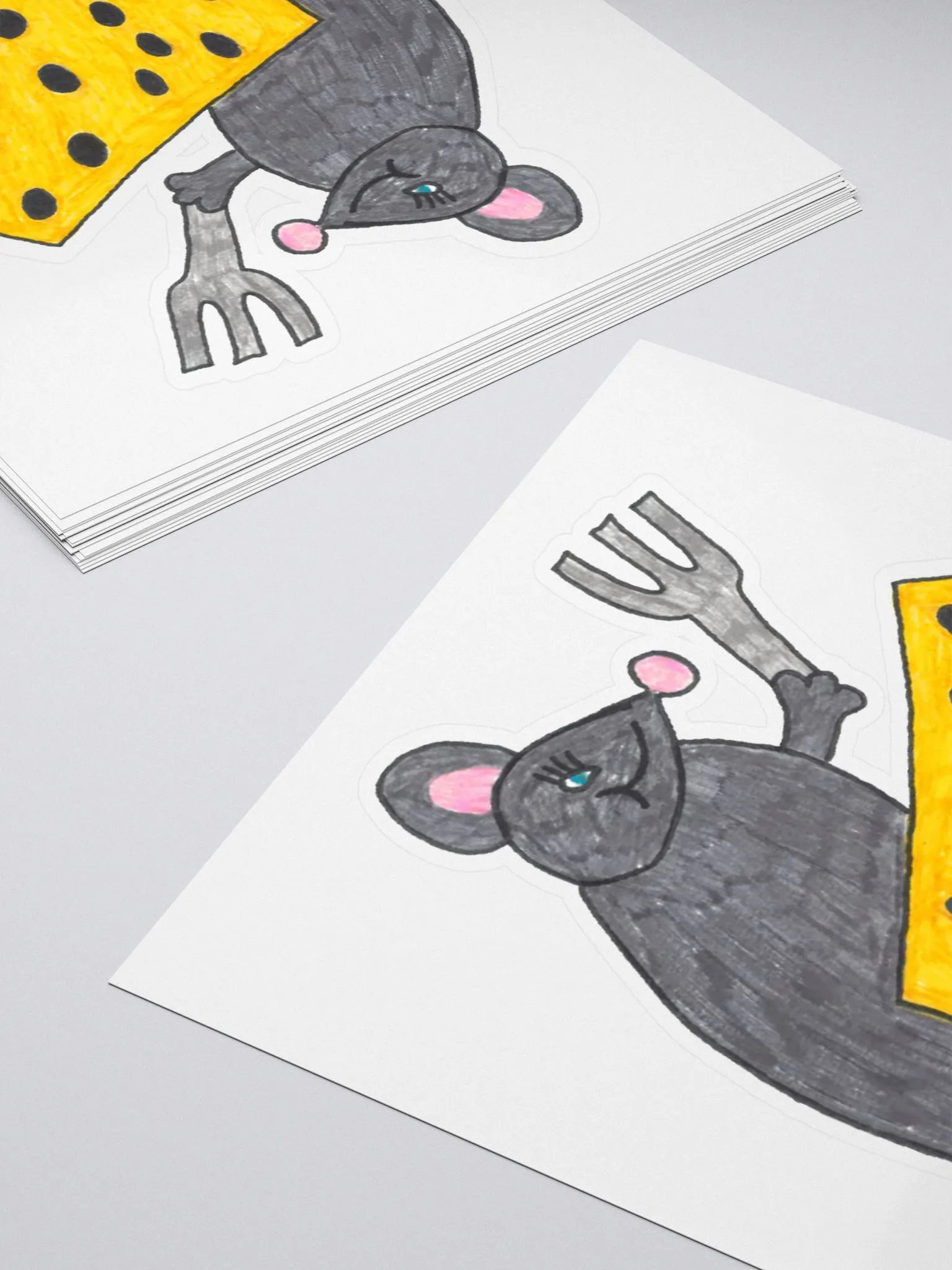 Cheese mouse sticker product image (4)