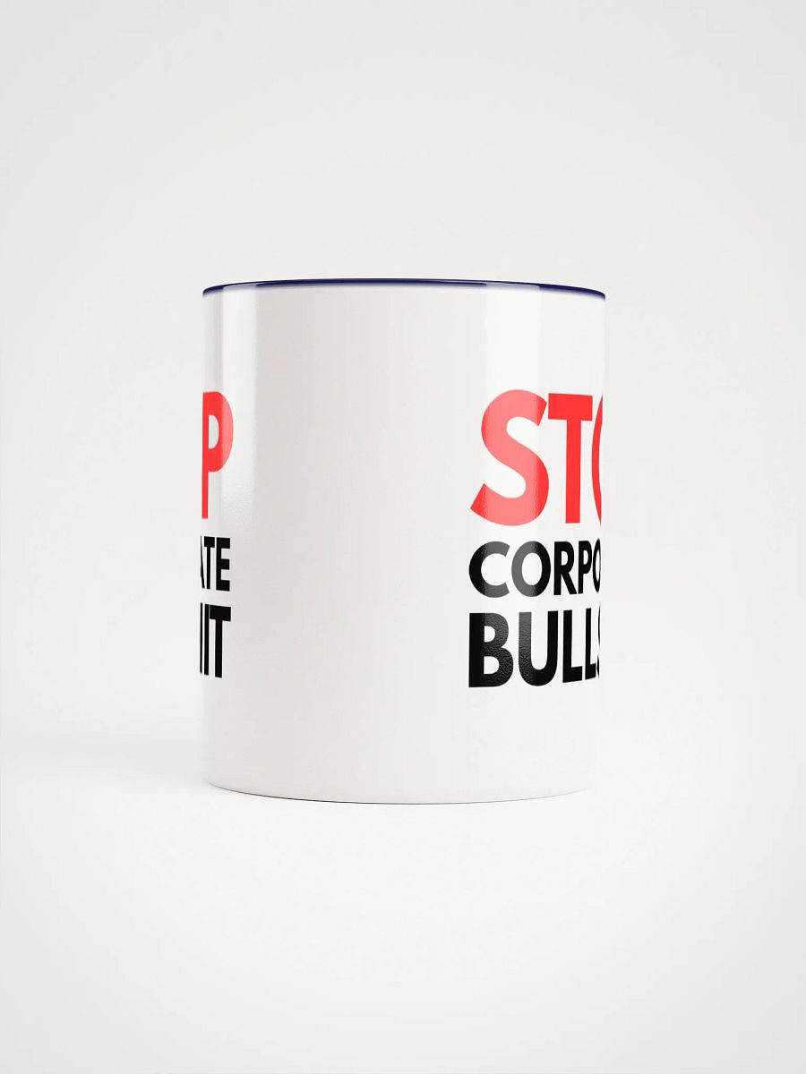STOP corporate bullshit Mug product image (3)
